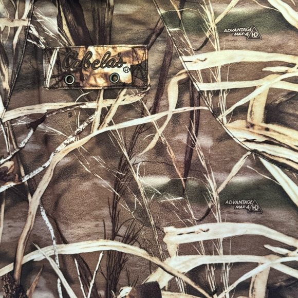 Cabelas Dry Plus Hunting Jacket Advantage Max 4 HD Camo Thinsulate Coat Med Reg - Picture 6 of 6